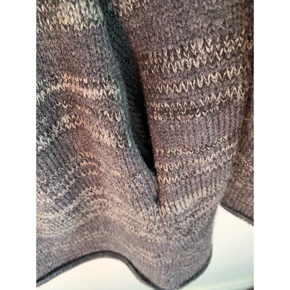 Forever 21 Ombre Stripe Charcoal Knit Cardigan Sweater — Women's Size XS X-Small - Picture 12 of 14